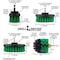 Drill Brush Power Scrubber By Useful Products 7 in W 5 in L Brush, Green G-S-5542O-QC-DB - alternate 7